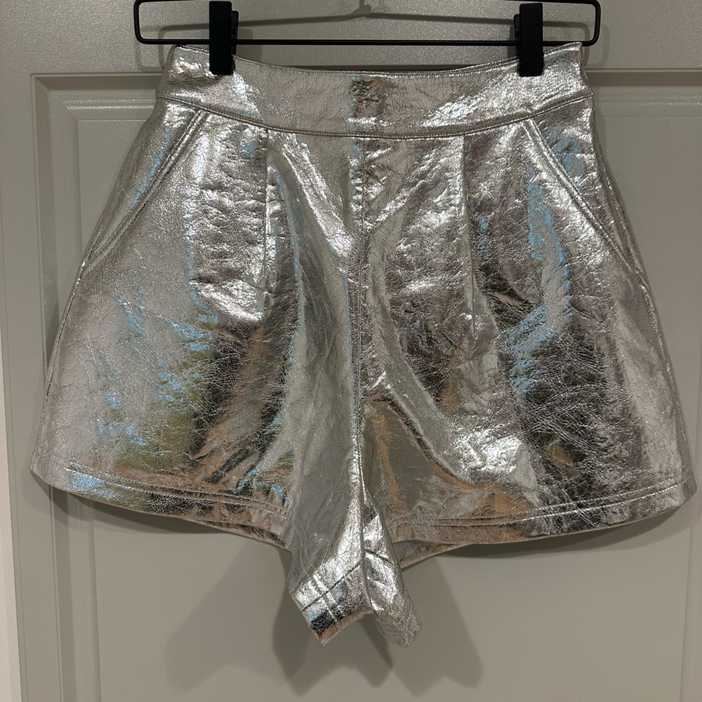 Hunter Bell Silver Metallic Women's Short